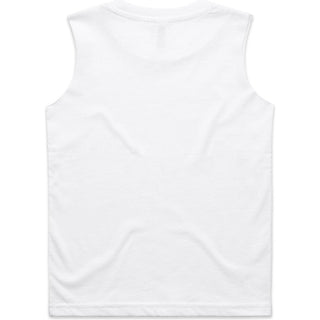 AS Colour 3009 Kids Barnard Tank - Back View | color:White|view:back