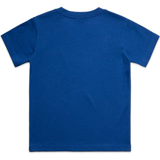 AS Colour 3060 Kids Classic Tee - Back View | color:Bright Royal|view:back
