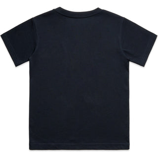 AS Colour 3060 Kids Classic Tee - Back View | color:Navy|view:back