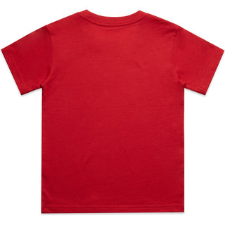 AS Colour 3060 Kids Classic Tee - Back View | color:Red|view:back