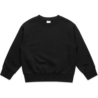AS Colour 3034 Kids Relax Crew - Front View | color:Black|view:front