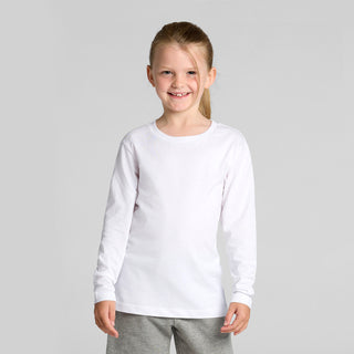 AS Colour Kids Staple L/S Tee | 3007 (White)