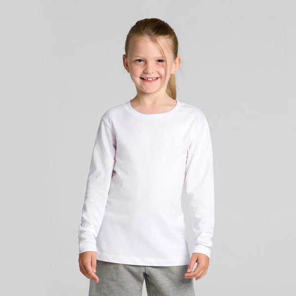 AS Colour Kids Staple L/S Tee | 3007 (White)
