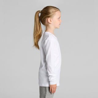 AS Colour Kids Staple L/S Tee | 3007 (Grey Marle)