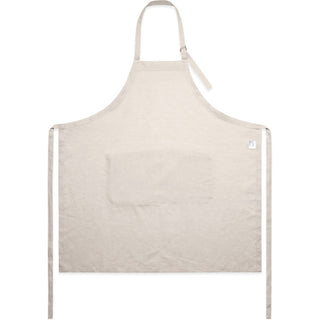 AS Colour 1086 Linen Apron - Back View | color:Natural|view:back