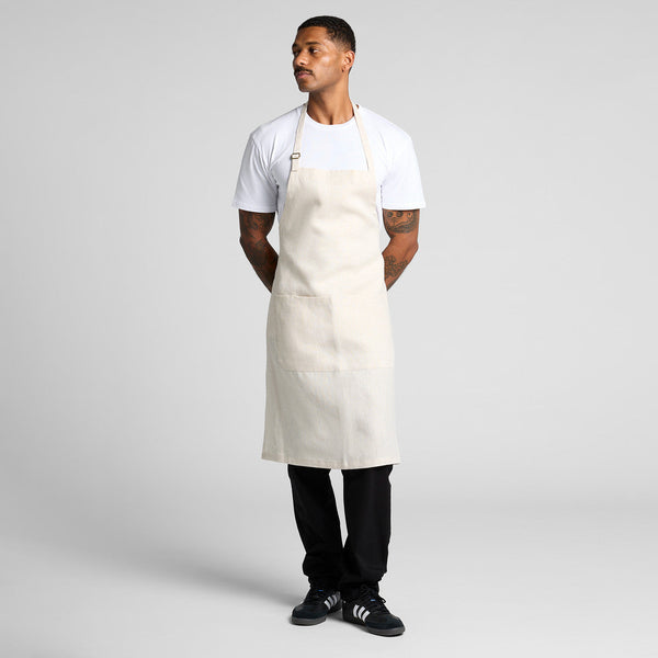 AS Colour Linen Apron | 1086 (Black)