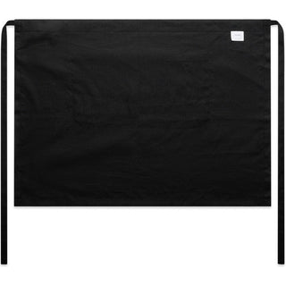 AS Colour 1087 Linen Half Apron - Back View | color:Black|view:back