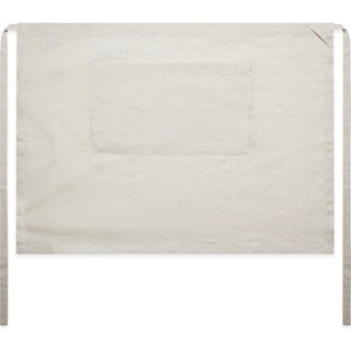 AS Colour 1087 Linen Half Apron - Front View | color:Natural|view:front