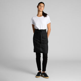 AS Colour Linen Half Apron | 1087 (Black)