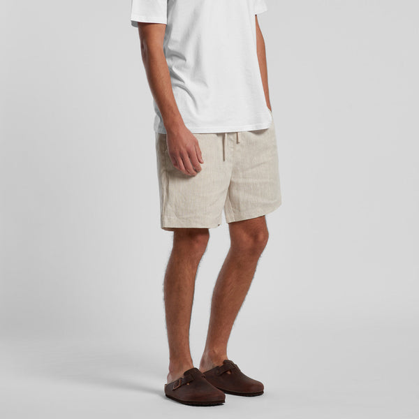 AS Colour Linen Shorts 18" | 5919 (Black)