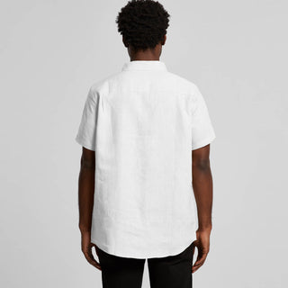 AS Colour Linen S/S Shirt | 5420 (White)