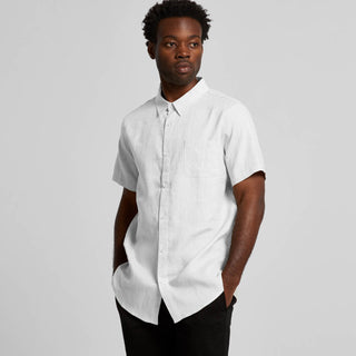 AS Colour Linen S/S Shirt | 5420 (White)