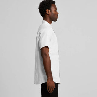 AS Colour Linen S/S Shirt | 5420 (White)