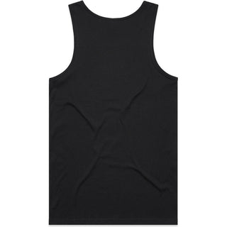 AS Colour 5007 Lowdown Singlet - Back View | color:Black|view:back