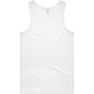 AS Colour 5007 Lowdown Singlet - Back View | color:White|view:back