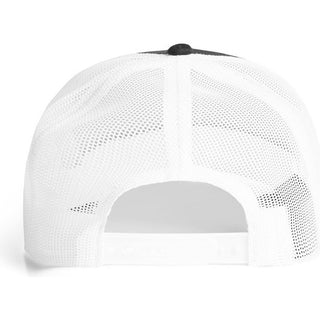 AS Colour 1191 Mesh Contrast Trucker Cap - Back View | color:Black/White|view:back