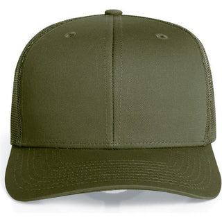 AS Colour 1190 Mesh Trucker Cap - Front View | color:Army|view:front