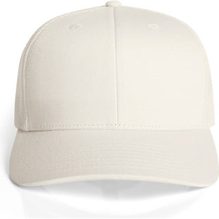 AS Colour 1190 Mesh Trucker Cap - Front View | color:Ecru|view:front