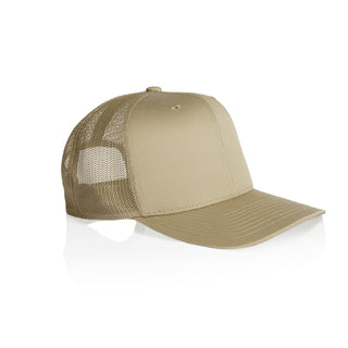 AS Colour 1190 Mesh Trucker Cap - Side view | color:Khaki|view:side