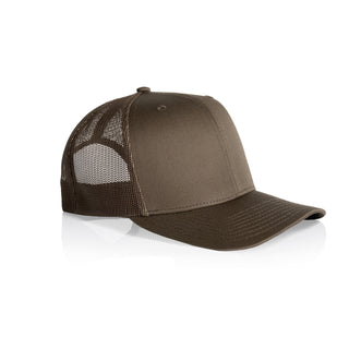 AS Colour 1190 Mesh Trucker Cap - Side view | color:Walnut|view:side