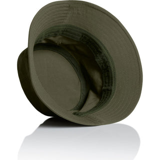 AS Colour 1171 Nylon Bucket Hat - Back View | color:Army|view:back