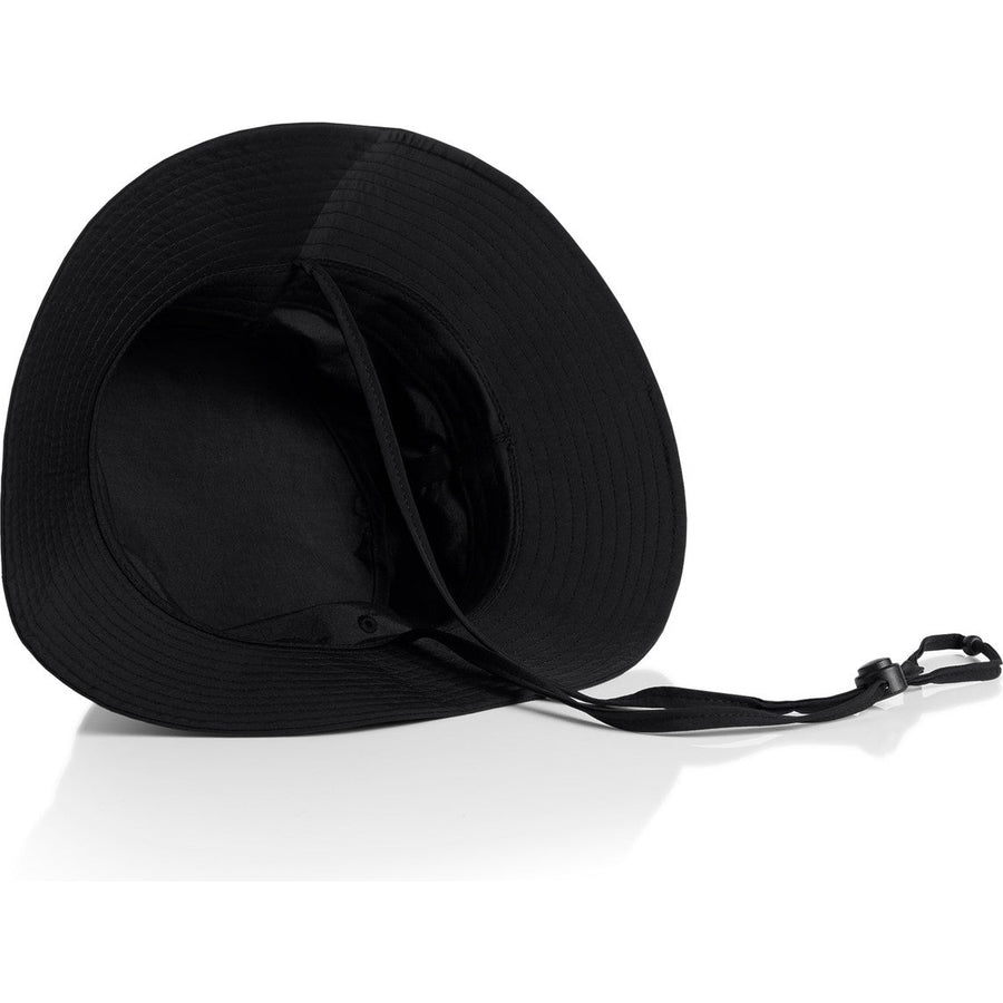 AS Colour Nylon Wide Brim Bucket Hat | 1174 (Black)