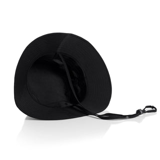 AS Colour Nylon Wide Brim Bucket Hat | 1174 (Black)