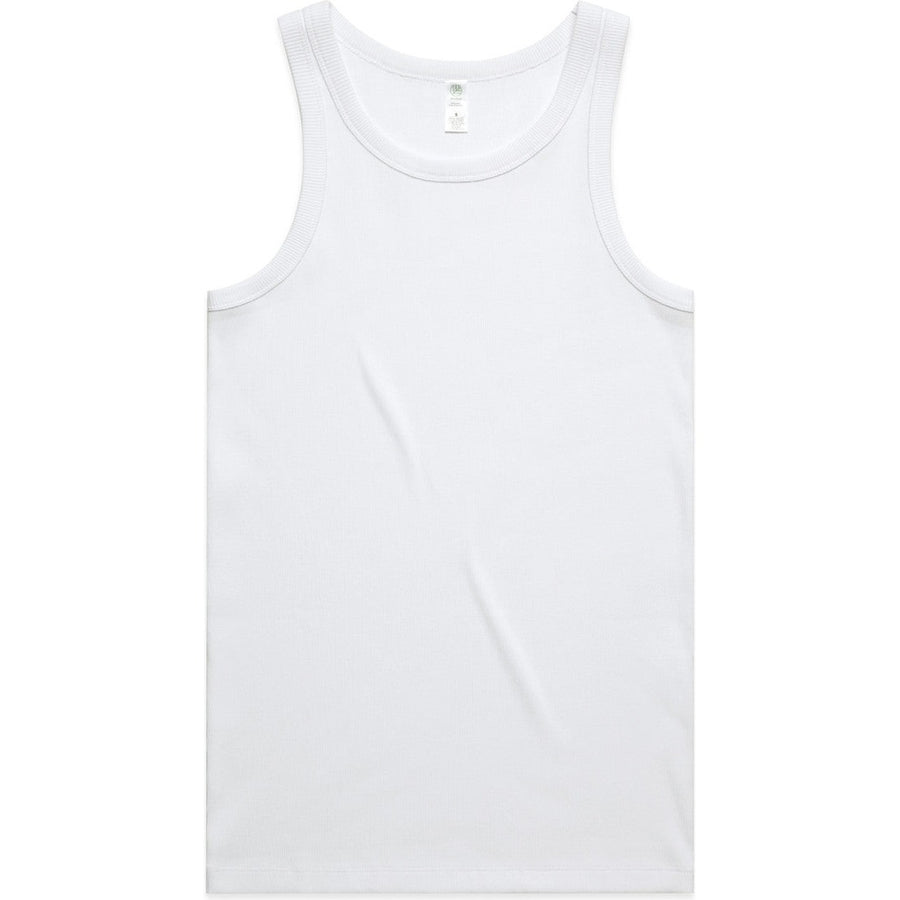 AS Colour Organic Rib Singlet | 5063G (White)