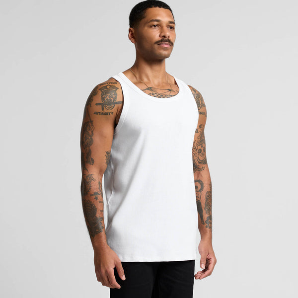 AS Colour Organic Rib Singlet | 5063G (Black)