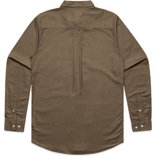 AS Colour 5401 Oxford Shirt - Back View | color:Walnut|view:back