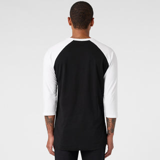 AS Colour Raglan Tee | 5012 (White/Navy)