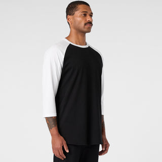 AS Colour Raglan Tee | 5012 (White/Black)