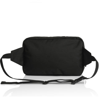 AS Colour 1025 Recycled Double Waist Bag - Back View | color:Black|view:back