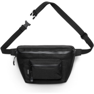AS Colour 1019 Recycled Pocket Waist Bag - Front View | color:Black|view:front