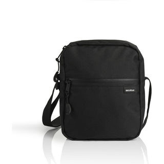 AS Colour 1026 Recycled Transit Bag - Front View | color:Black|view:front