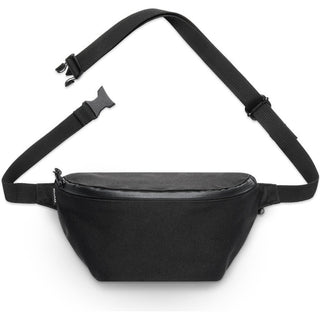 AS Colour 1013 Recycled Waist Bag - Front View | color:Black|view:front