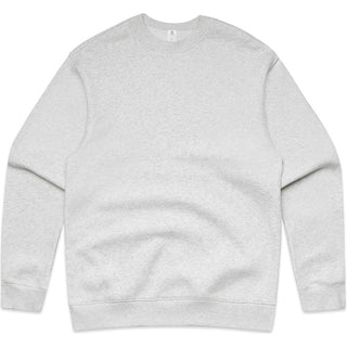 AS Colour 5160 Relax Crew - Front View | color:White Marle|view:front