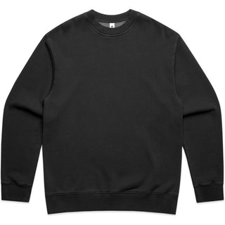 AS Colour 5165 Relax Faded Crew - Front View | color:Faded Black|view:front
