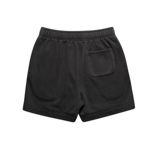 AS Colour 5939 Relax Faded Track Shorts 18" - Back View | color:Faded Black|view:back