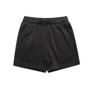 AS Colour 5939 Relax Faded Track Shorts 18" - Front View | color:Faded Black|view:front
