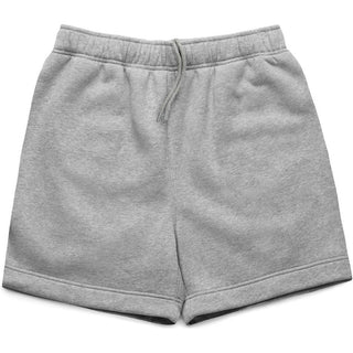 AS Colour 5933 Relax Track Shorts 18" - Front View | color:Grey Marle|view:front