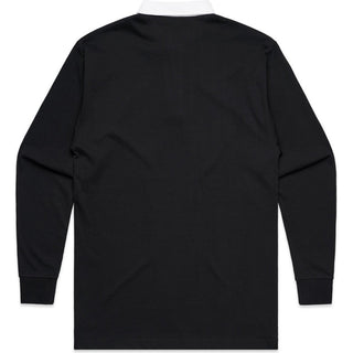 AS Colour 5410 Rugby Jersey - Back View | color:Black|view:back