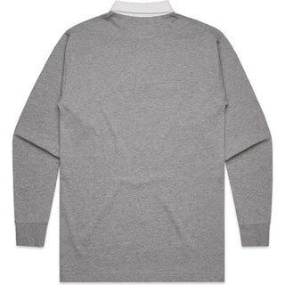 AS Colour 5410 Rugby Jersey - Back View | color:Grey Marle|view:back