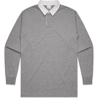 AS Colour 5410 Rugby Jersey - Front View | color:Grey Marle|view:front