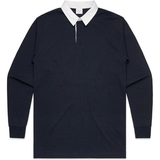 AS Colour 5410 Rugby Jersey - Front View | color:Navy|view:front