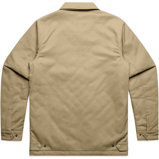 AS Colour 5523 Service Jacket - Back View | color:Khaki|view:back