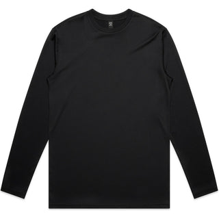 AS Colour 5020A Staple Active L/S Tee - Front View | color:Black|view:front