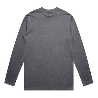AS Colour 5020A Staple Active L/S Tee - Front View | color:Graphite|view:front