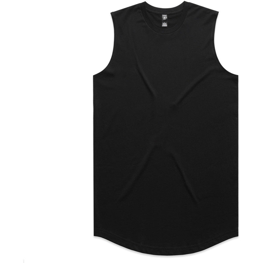 AS Colour Staple Curve Tank | 5091 (Black)
