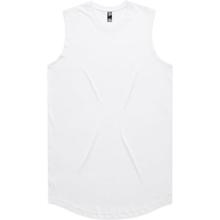 AS Colour 5091 Staple Curve Tank - Front View | color:White|view:front